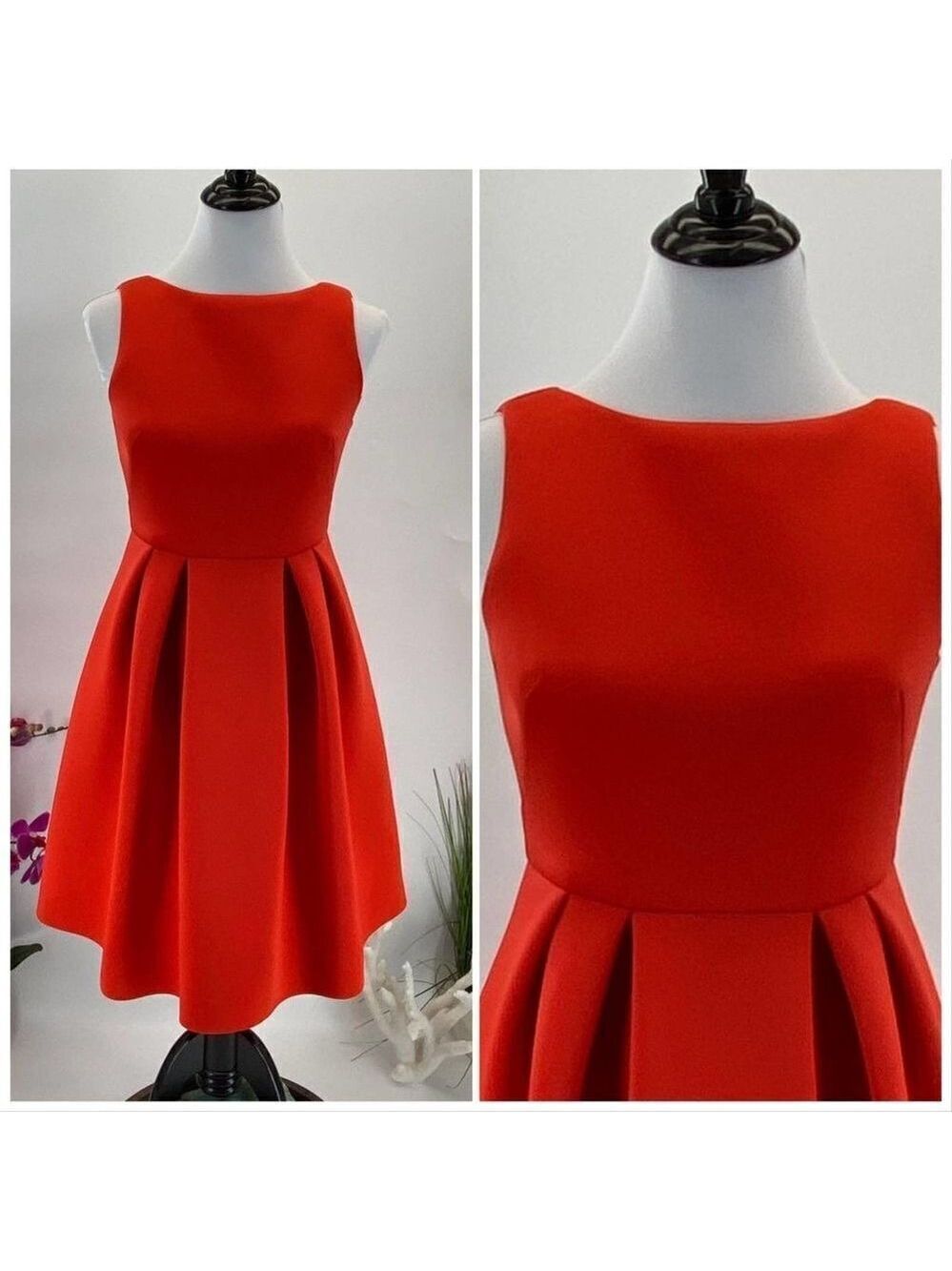 $139 1901 Brilliant Red Dress NWT Fit & Flare